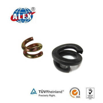 Fe6 Double Coil Spring Washer for Railway